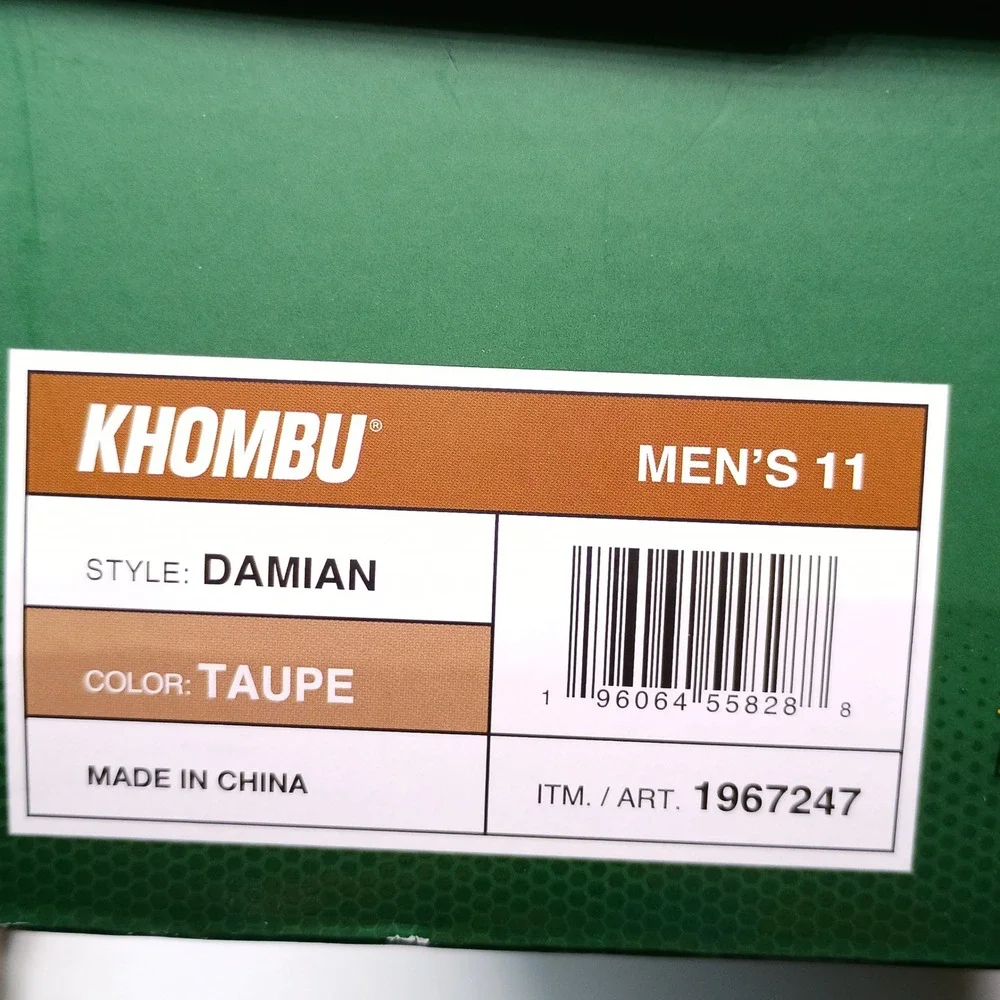 Khombu Damian Mule Men Size 11 Taupe Suede Cork Insole Slip On Clog 1967247